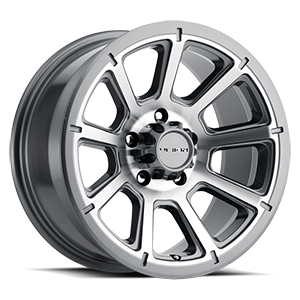 Vision Turbine Gun Metal Grey / Machined Wheel
