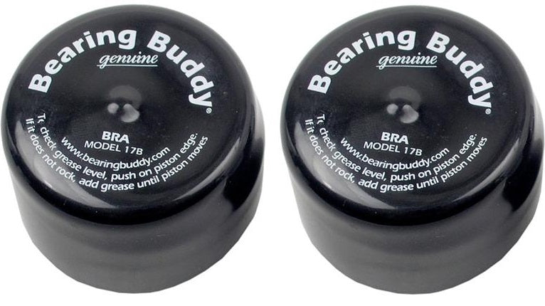 Trailer Buddy Grease Cap Bra Covers (BLACK)