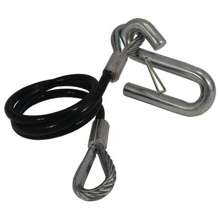 52" Coiled Safety Cables (Each)